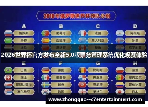 2026世界杯官方发布全新5.0版票务管理系统优化观赛体验